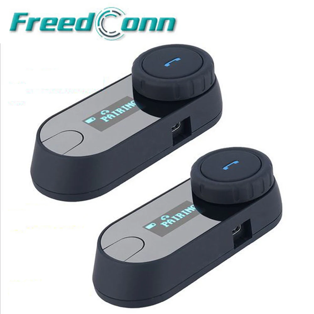 FreedConn 2 шт. обновленный BT S2 Bluetooth мотоциклетный шлем домофон гарнитура динамик с ЖК