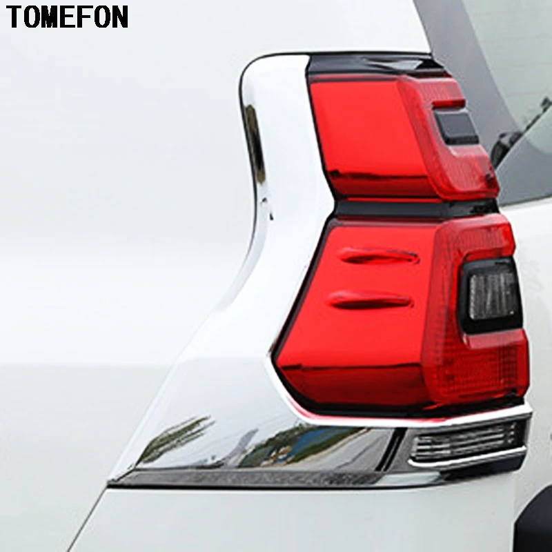 TOMEFON 2шт ABS хромированный задсветильник Крышка для Toyota Land Cruiser Prado LC150 FJ150 2018