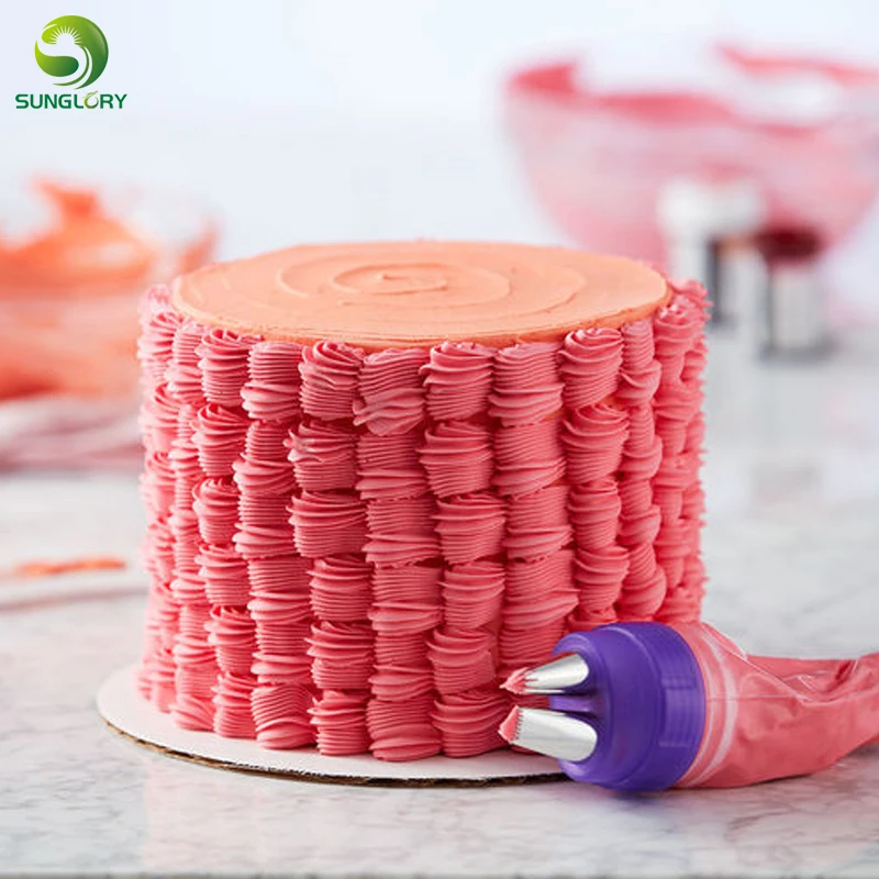 Набор кондитерских наконечников Tip2 с двумя наконечниками 6 шт.|piping nozzles|icing piping