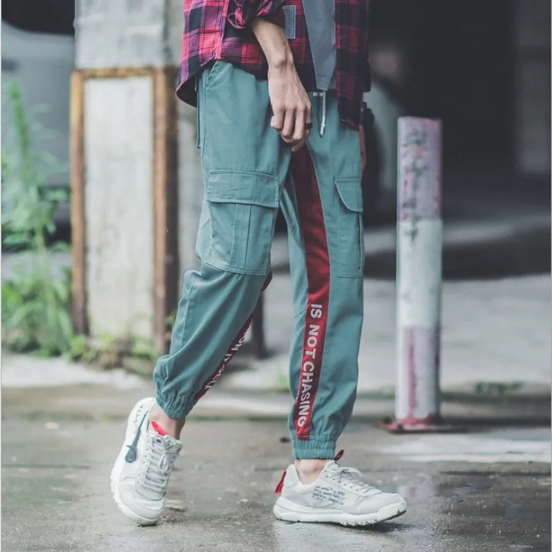 Мужские брюки-карго новинка 2018 Pantalon Homme Kargo Pantolon штаны в стиле хип-хоп мужские