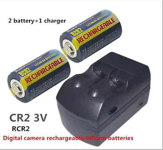 

Новинка, зарядное устройство CR2 RCR2 250 мАч 15270 3 в для литиевых аккумуляторов, цифровая камера, литий-ионные аккумуляторы (2 аккумулятора + 1 заря...