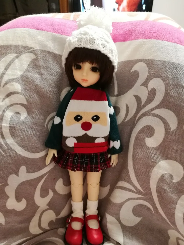 Аксессуары для кукол 1/8 1/6 bjd ручной работы плетеные шарфы лучший подарок детей 1