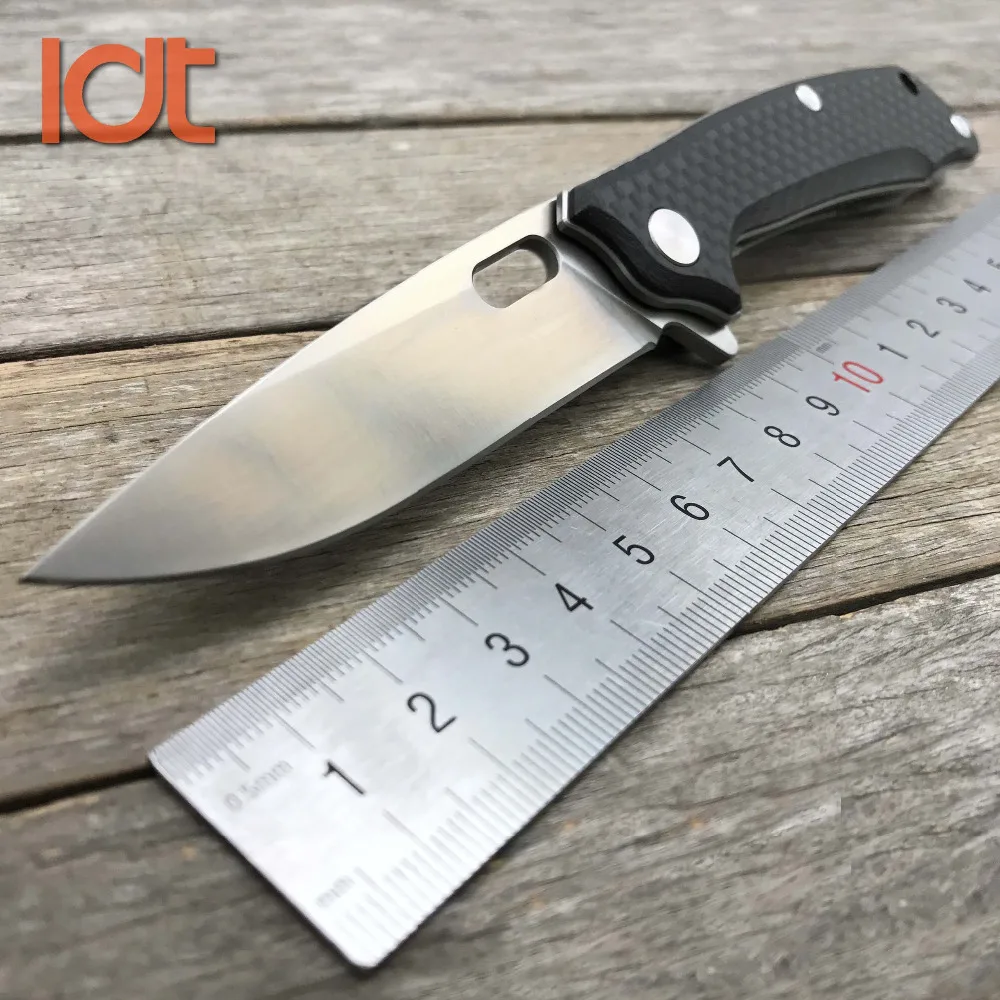 Складной нож LDT Cobra Bear D2 лезвие из углеродного волокна ручка охотничьи ножи