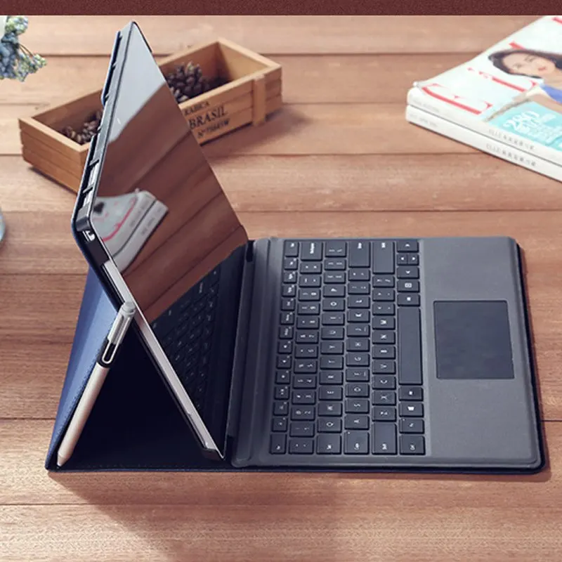 Чехол книжка из искусственной кожи с подставкой для Microsoft Surface Go Pro 4 5 6 12 3 чехол
