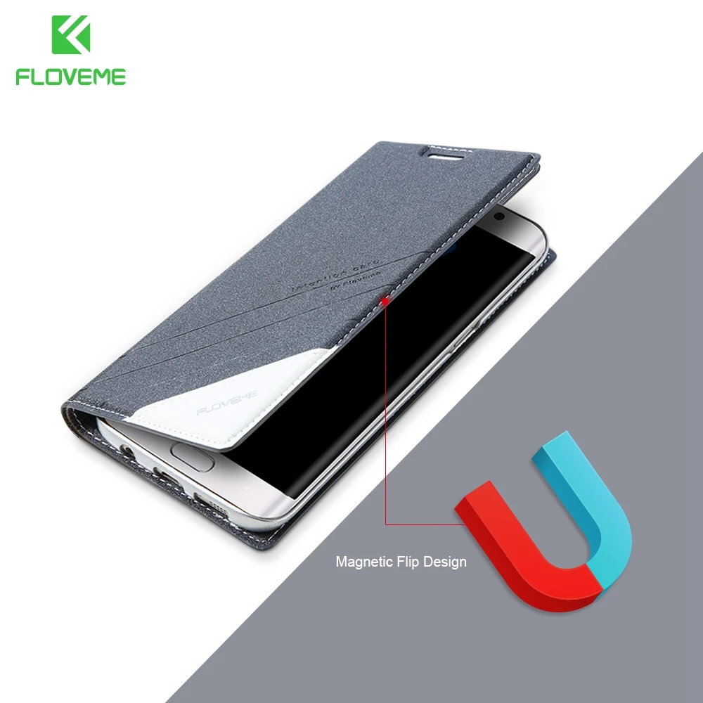 FLOVEME Флип кожаный чехол для samsung Galaxy S8 S9 плюс примечание 9 8 5 S7 S6 край S5 A3 A5 A7 J3 J5 J7 2017