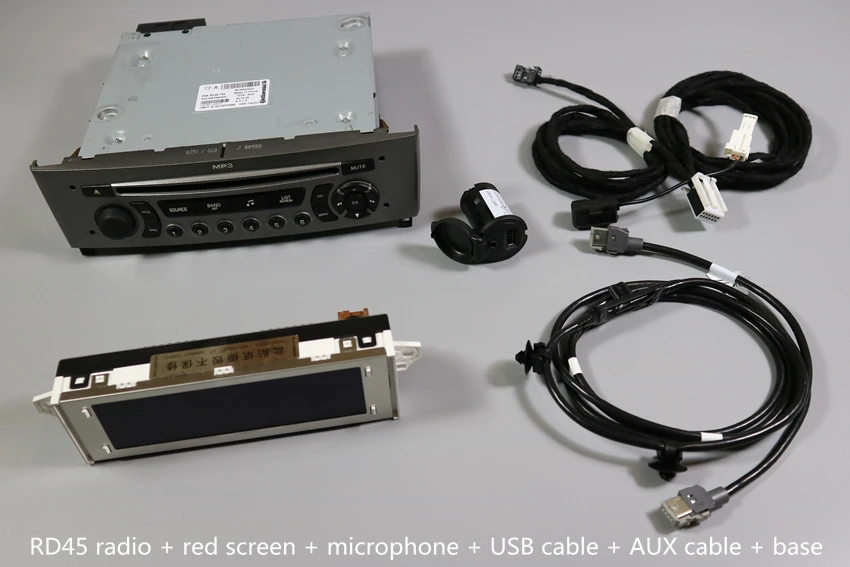 

For Peugeot 408 308SW 308 RD45CD player supports Bluetooth music USB AUX Bluetooth phone song name display