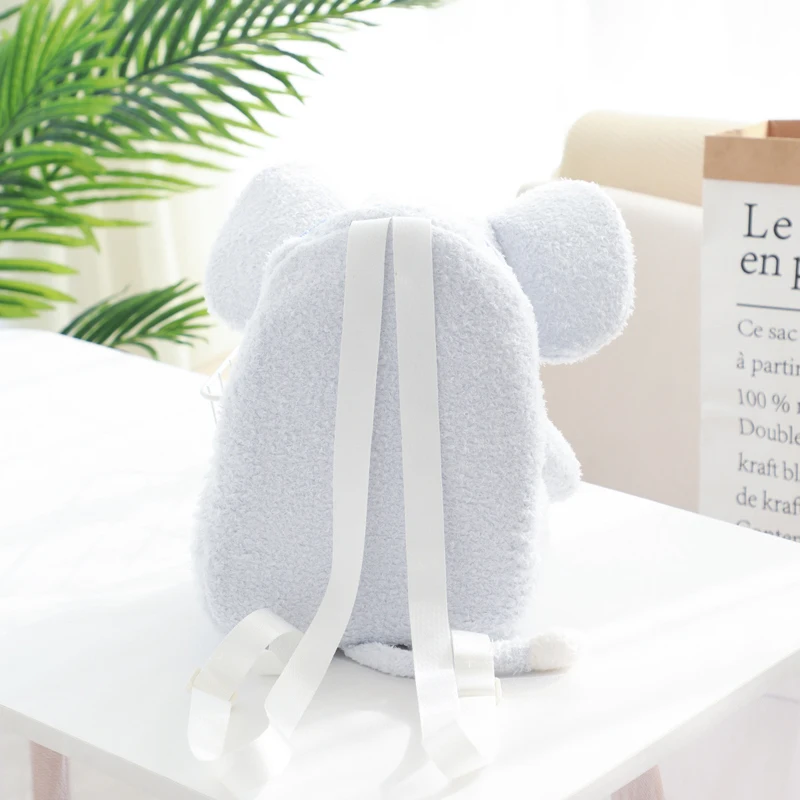 1 шт. милый мультфильм слон плюшевые рюкзак/сумка девушка косметичка дети рюкзак