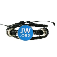 jw org charm leather bracelet no blood bangle jehovahs witnesses glass photo cabochon bracelets jewelry for girl