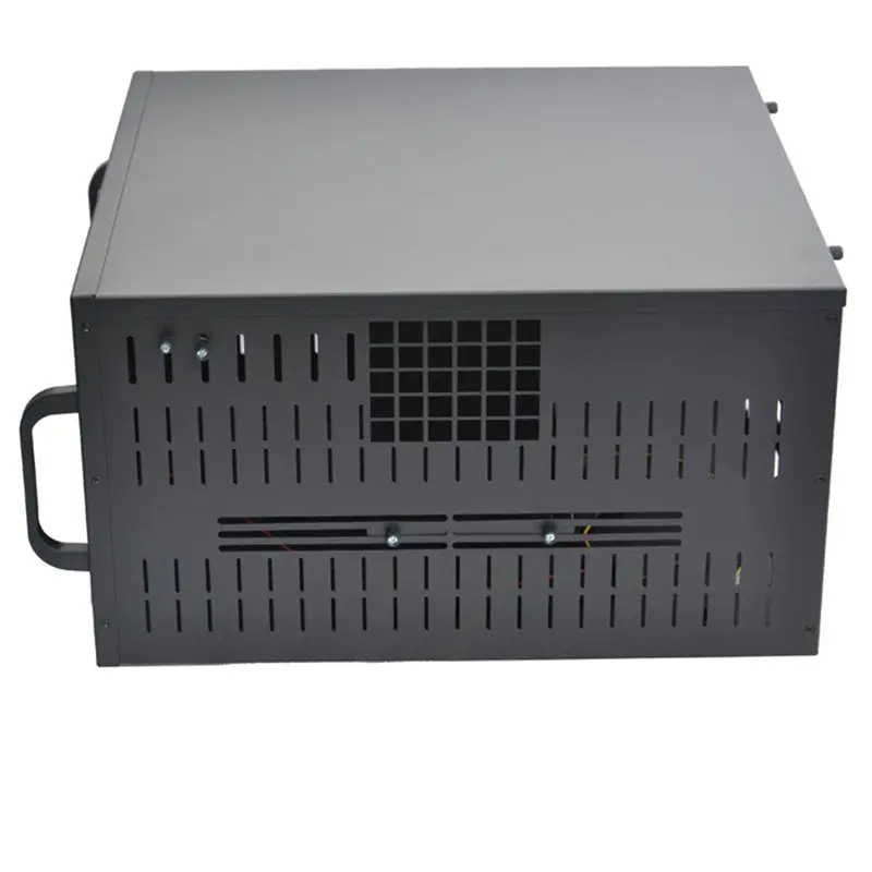 Двойной ATX PSU 6U GPU Bitcoin Mining Rig чехол для сервера usb miner rig рамка Шасси шкафа эфириума Майнер крипто BTC Mmcoin XMR