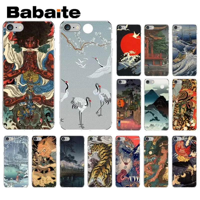 Babaite Ukiyo e Japonais стильный прозрачный мягкий силиконовый чехол для телефона iPhone 6S 6plus