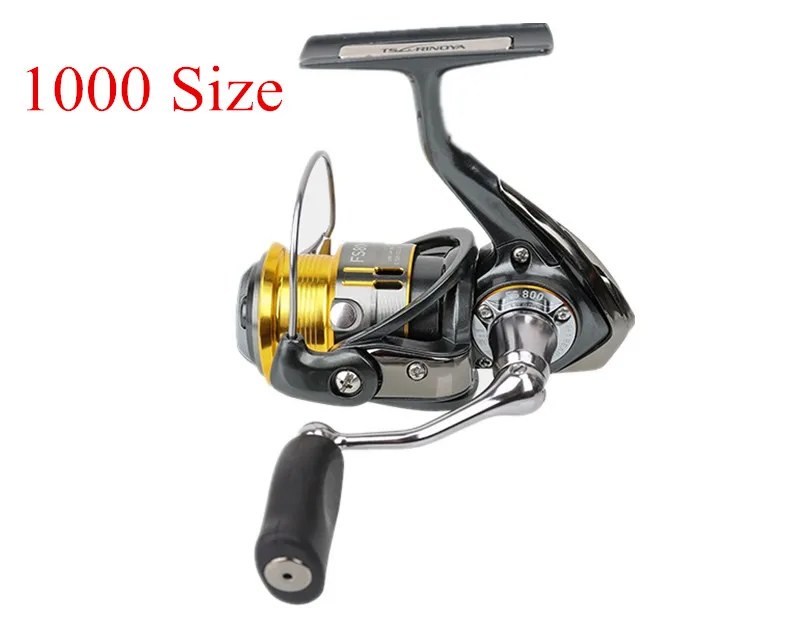 Tsurinoya FS 800/1000 металлическая катушка для спиннинга 9+ 1BB/5,2: 1/4 кг Carretes Pesca приманка для ловли рыбы Carretilha мулине - Цвет: Size 1000
