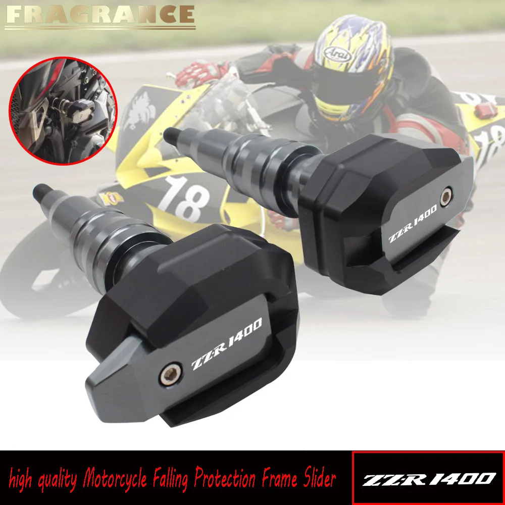 Для Кавасаки ZZR1400 ZZR 1400 NINJA фотоэлемент мотоцикла защита от падения Рамка слайдер