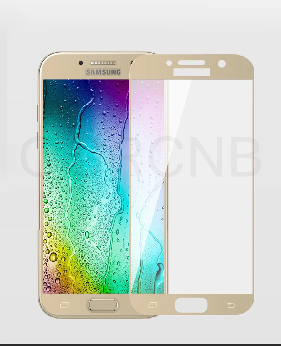 3D полное покрытие, закаленное стекло для samsung Galaxy A3 A5 A7, Защитная пленка для экрана для samsung Galaxy A3 A5 A7, стеклянная крышка