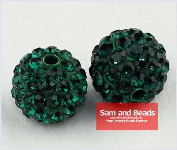 50 шт./лот глиняный браслет диско хрустальные бусинки реактивный черный цвет