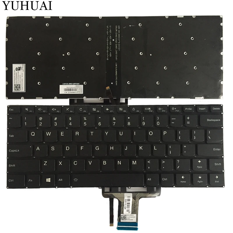 

New US For Lenovo 310S-14 310S-14ISK 310S-14AST 510S-14 510S-14ISK 510S-14IKB 710S-14 US laptop keyboard backlight black
