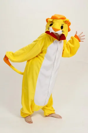 Осенне зимняя Милая картинка с животными|fleece costume|pajamas adultlion pajamas |