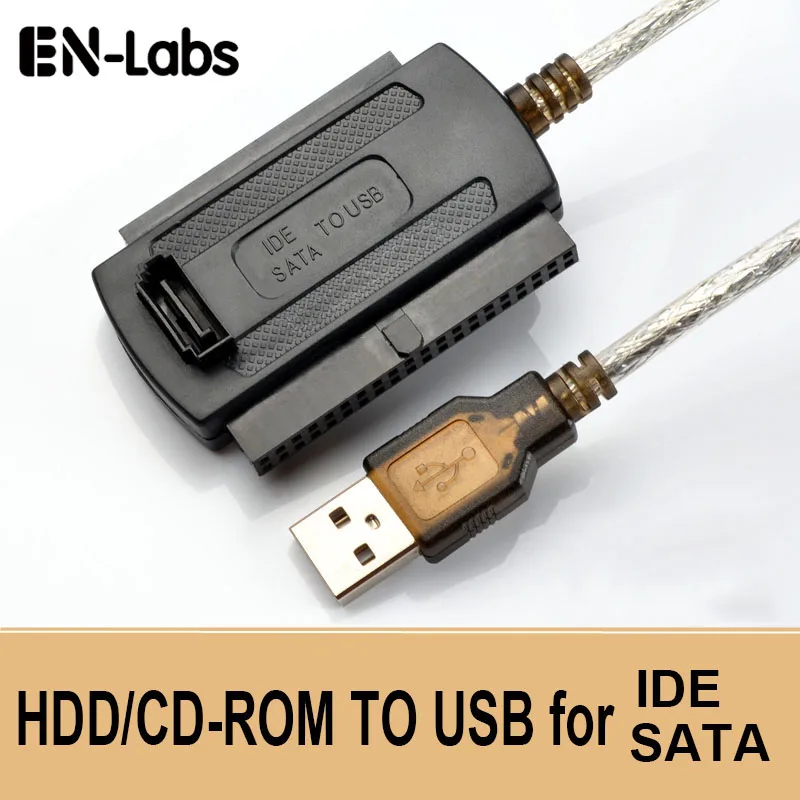 En Labs 3 в 1 USB 2 0 к IDE / SATA 5 &quot 5&quot жесткий диск HDD SSD 480 МБ/с./с интерфейс передачи данных