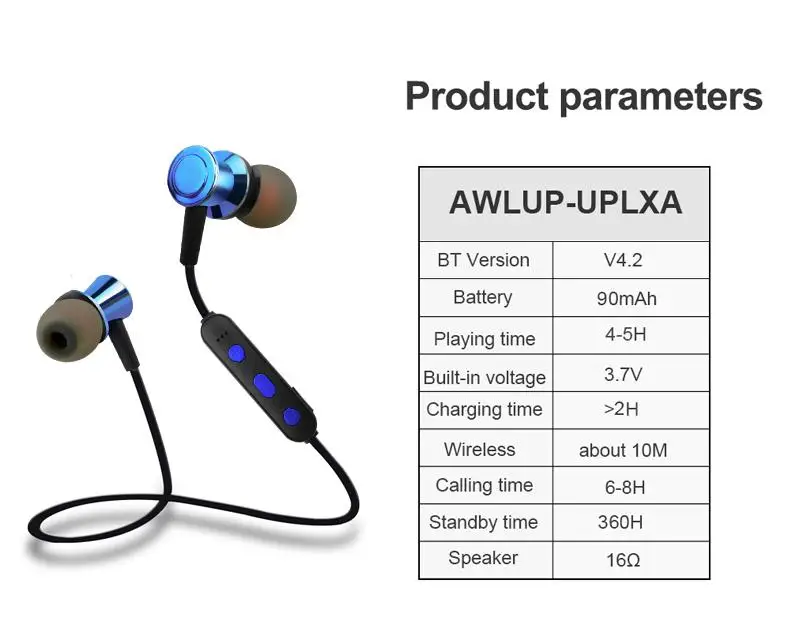 Yiwa беспроводные стерео наушники спортивные Bluetooth гарнитура шейные Auriculare CSR для