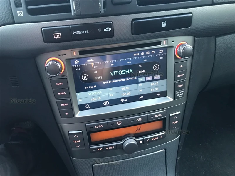 Автомобильный DVD плеер на Android 9 0 с GPS навигацией для Toyota Avensis 2002 2008 T25