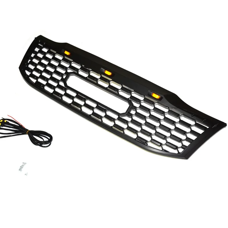 Авто Внешняя часть Модифицированная Передняя ABS Сетчатая Маска планки крышка