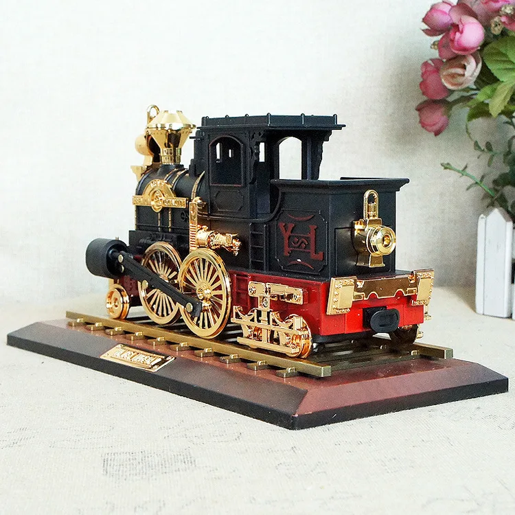 Музыкальная шкатулка Locomotive модель домашнего декора креативный подарок SL2029