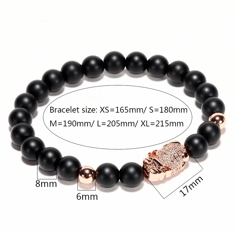 Magic fish браслеты натуральный камень Титан бусы цепочка Регулируемый