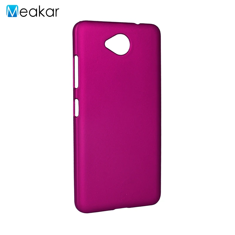 rose red Матовый пластиковый чехол 650 для microsoft Lumia 650 чехол для microsoft Nokia Lumia двойной чехол-лента на заднюю панель - Цвет: rose red