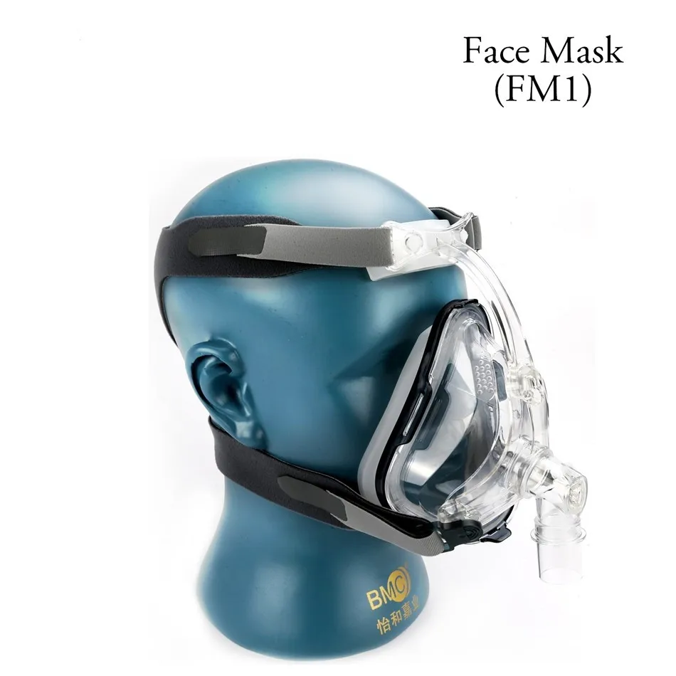 FM1 маска для лица для храпа применяется к медицинской CPAP BiPAP силиконовый гелевый Материал Размер/М/Л с зажимом для головного убора