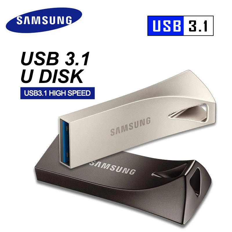 SAMSUNG флэш-накопитель USB 32G 64G 128G 256G USB 3,1 Металлический Мини-накопитель Флешка карта памяти устройство для хранения U диск