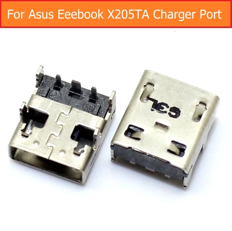 

Genuine Mirco USB Charger port For ASUS EEEBOOK X205TA 11.6" Sync Date Charging dock jack USB connector port socket replacement