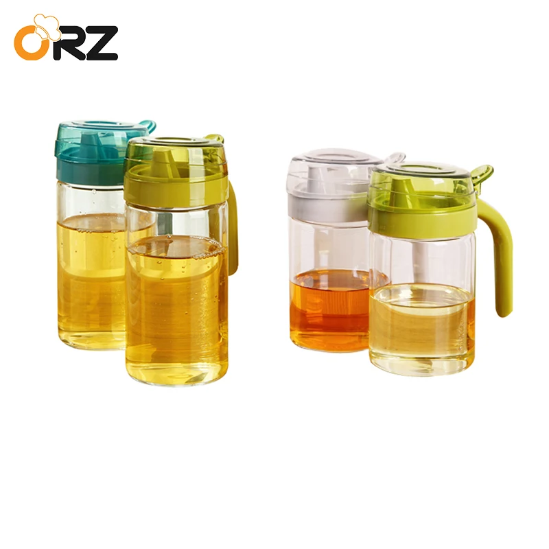 ORZ стеклянная бутылка для приготовления оливкового масла Герметичная Бутылка