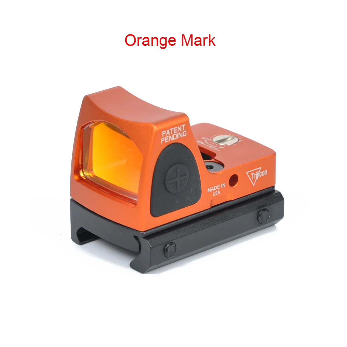 Orange Mark Тактический Регулируемый Trijicon RMR Red Dot Reflex Sight 3,25 MOA прицел для охотничьих прицелов подходит для KSC Glock и 1913 страйкбольного пистолета - Цвет: Orange Mark