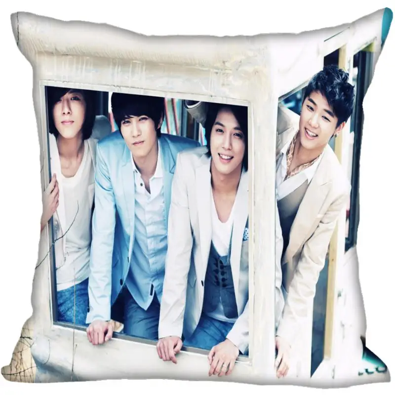 Корея-Pop CNBLUE квадратные шелковые атласные наволочки с принтом 35x35 см 40x40 одной