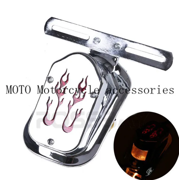 

Motorcycle Flame Taillight Brake light For Honda Magna 250 VLX400 600 Steed Shadow 400 750 XV250 400 DS400 750 For Harley SUZUKI