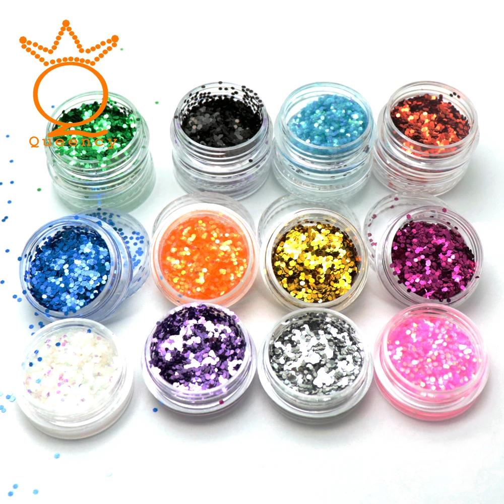 12 бутылок смешанные Цвет Одежда высшего качества для ногтей Стикеры блестками и