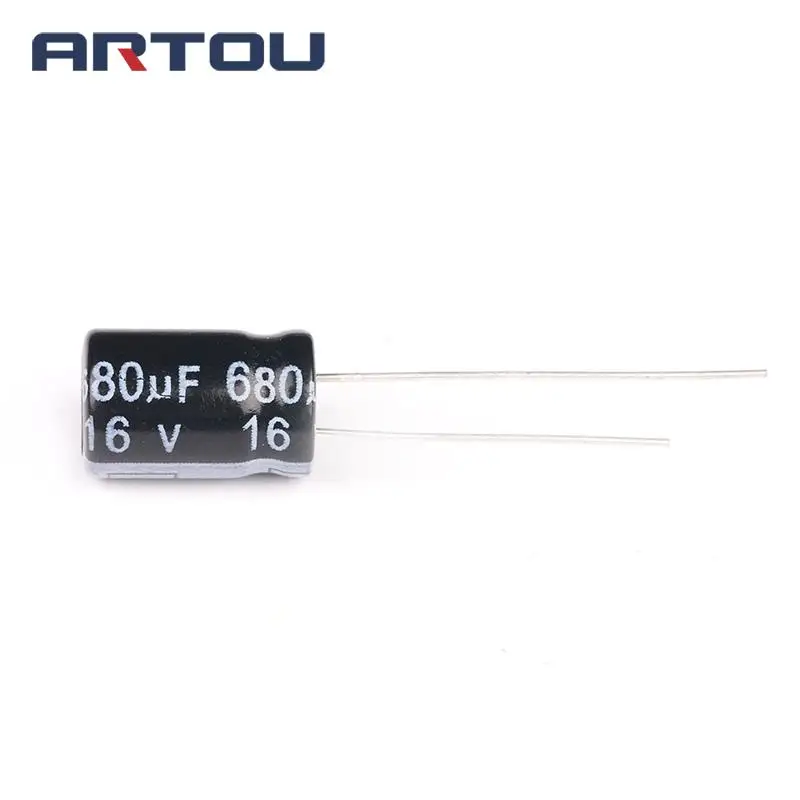 20PCS 680UF 16V Electrolytic Capacitor SIZE 8*12MM | Электронные компоненты и принадлежности