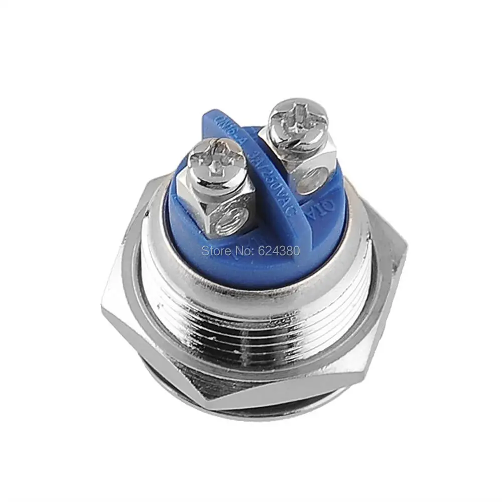 2 шт. 16 мм водонепроницаемый Высокопрочный металлический Мгновенный кнопочный