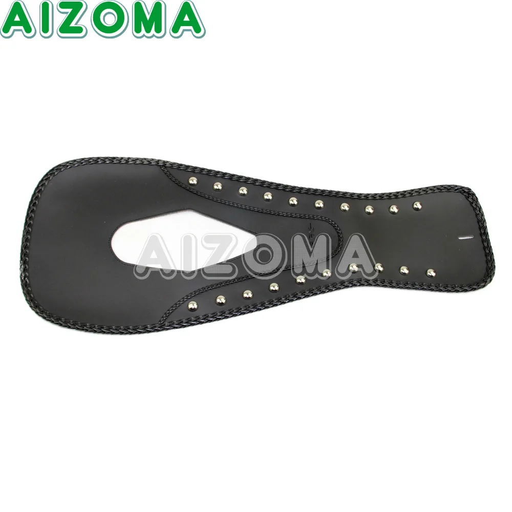 Мотоциклетный Бак протектор с шипами кожа связали Concho крышка бака газа для Honda