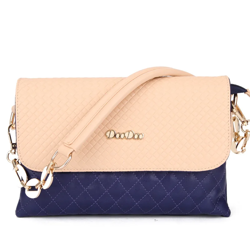 Doodoo высокое качество мода женщины простой дизайн pu кожа леди сумка повседневная