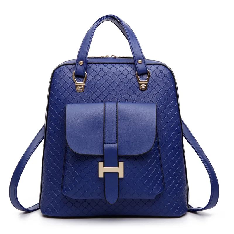 2016 Новый Дизайн Женщины ИСКУССТВЕННАЯ Кожа Рюкзаки Bolsas Mochila Feminina Большой Девушки