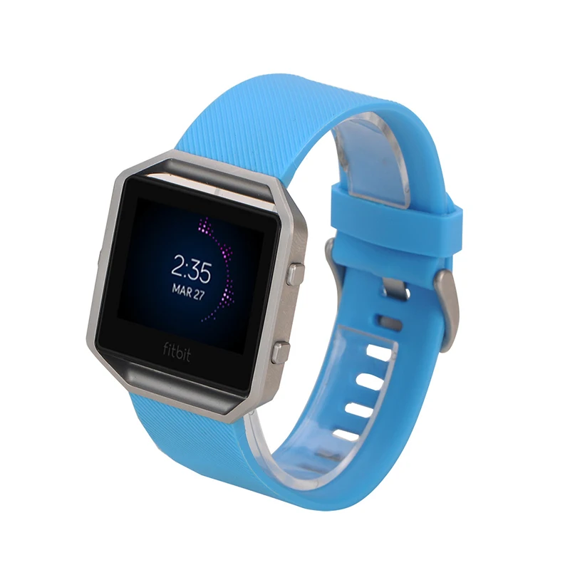 S/L силиконовый ремешок для Fitbit blaze Quick Release мягкий резиновый спортивный запасной