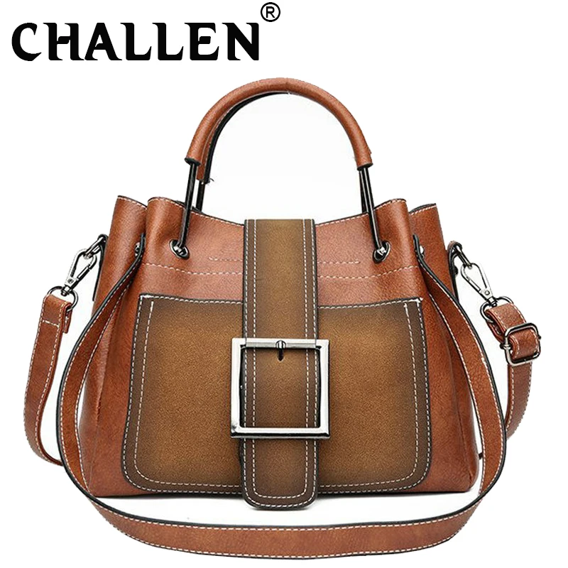 Качественные женские сумки через плечо мессенджеры повседневные кожаные тоут из искусственной кожи Bolsos B43