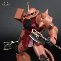 comic club in stock 2pcsset model metal short handle axe for mghg zaku action figure robot not contain model