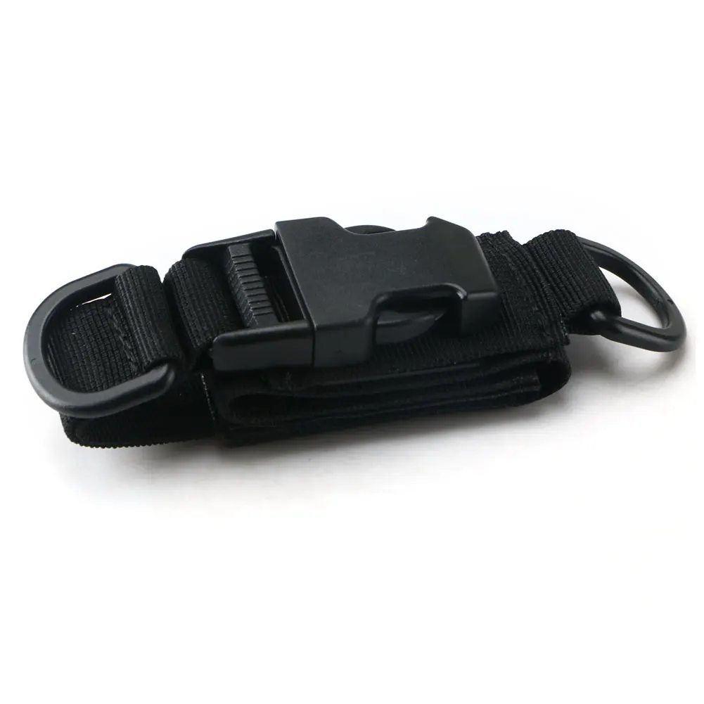 Многофункциональный прочный EDC поясной брелок Molle лямки Рюкзак Пряжка брелок страйкбол Открытый Кемпинг Туризм W/клейкий ремешок