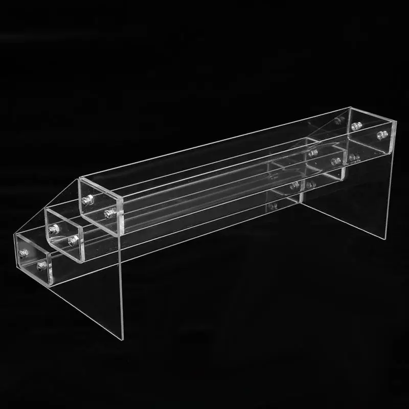 Three Layers 1 шт. 2-7 слоев Съемная стойка акриловый прозрачный лак для ногтей Косметический лак Дисплей Подставка держатель Маникюрный Инструмент органайзер для хранения - Цвет: Three Layers