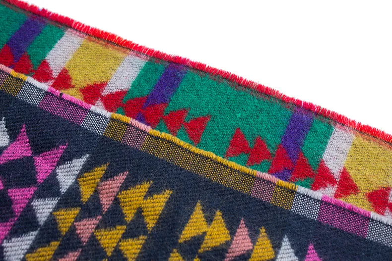Модные зимние пончо Feminino Inverno с Кепки Boho богемный мягкий Одеяло негабаритных бахромой шарф палантины шали