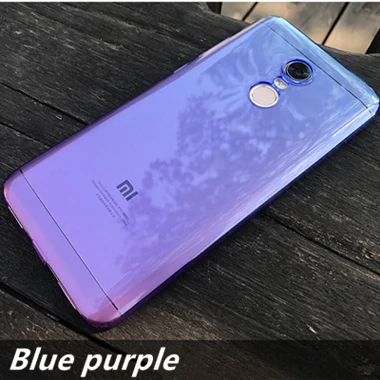 blue purple Чехлы для Xiaomi Redmi Note 3 4 4A 4X 5A 5 Pro prime plus SE Official Global 152 мм, защитный чехол из силикона черного ТПУ для телефона - Цвет: blue purple