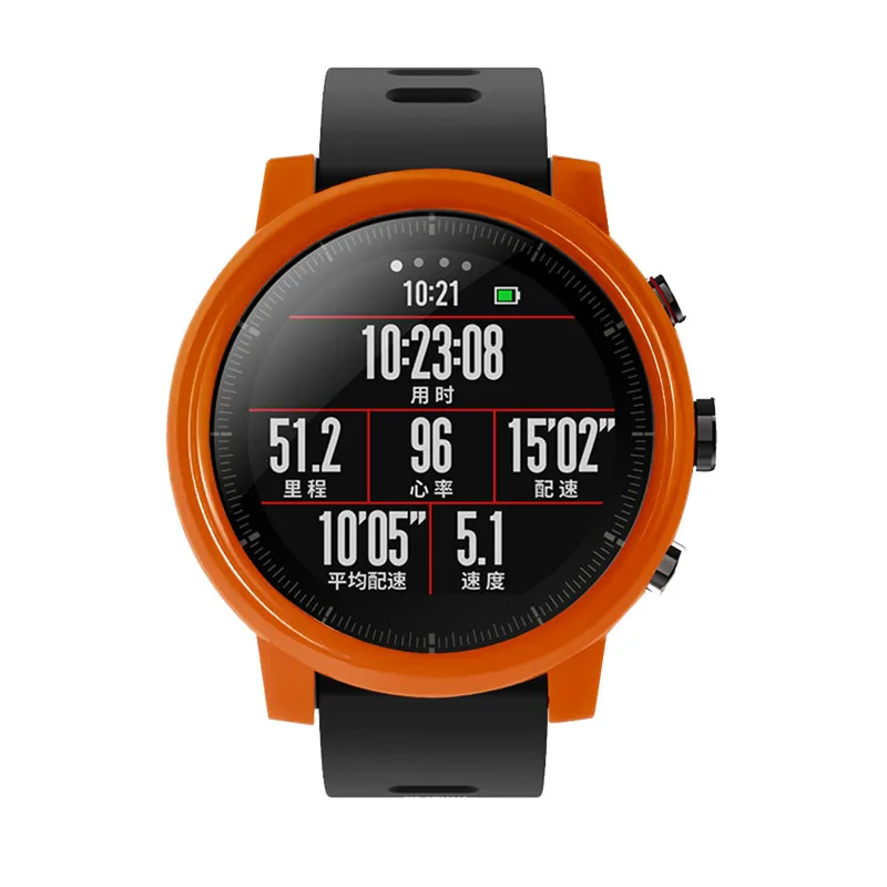 7 в 1 Huami Amazfit Stratos 2 ремешок для умных часов силиконовый + ПК чехол huami amazfit stratos S