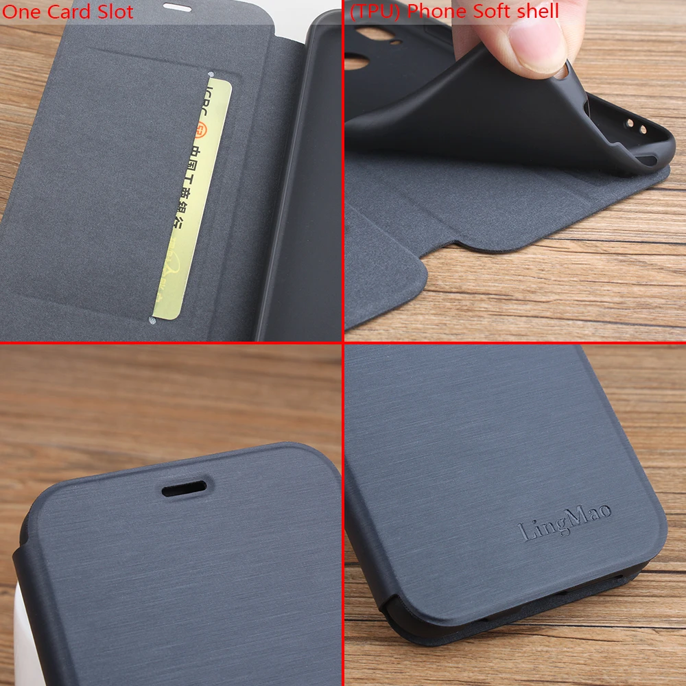 For Xiaomi redmi 4 4A 4X 5 Plus Note 5A Pro Leather Wallet Flip Case 8 MI8 Mix 2 2s Stand silicone Coque | Мобильные телефоны и