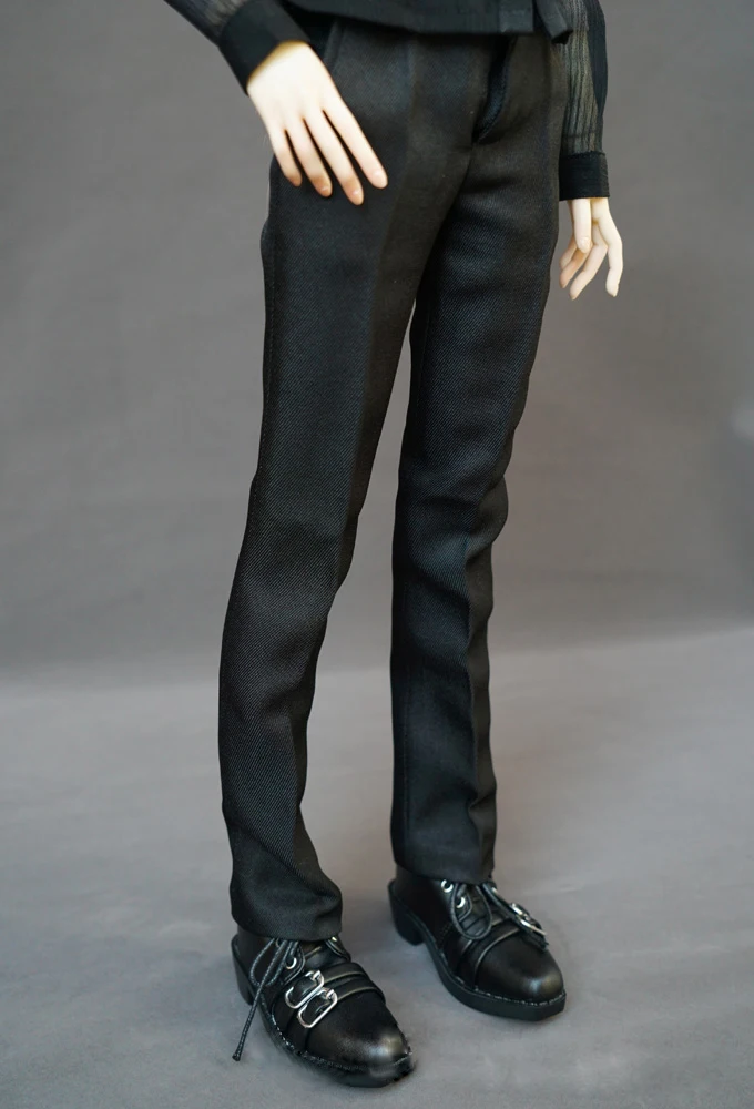 BJD doll clothes pants are suitable for 1/3 1/4 Uncle SD MSD men's fashionable classic black suit pants doll accessories